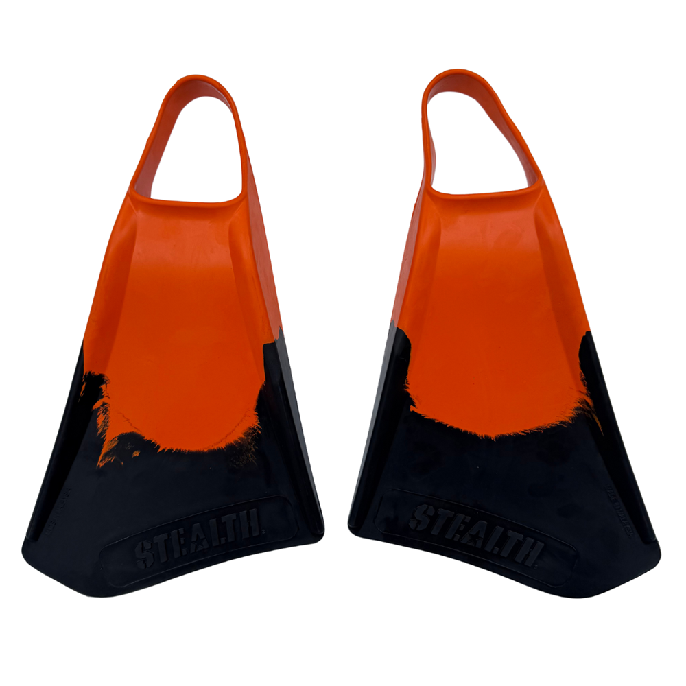 Stealth S4 Fins - Black / OJ